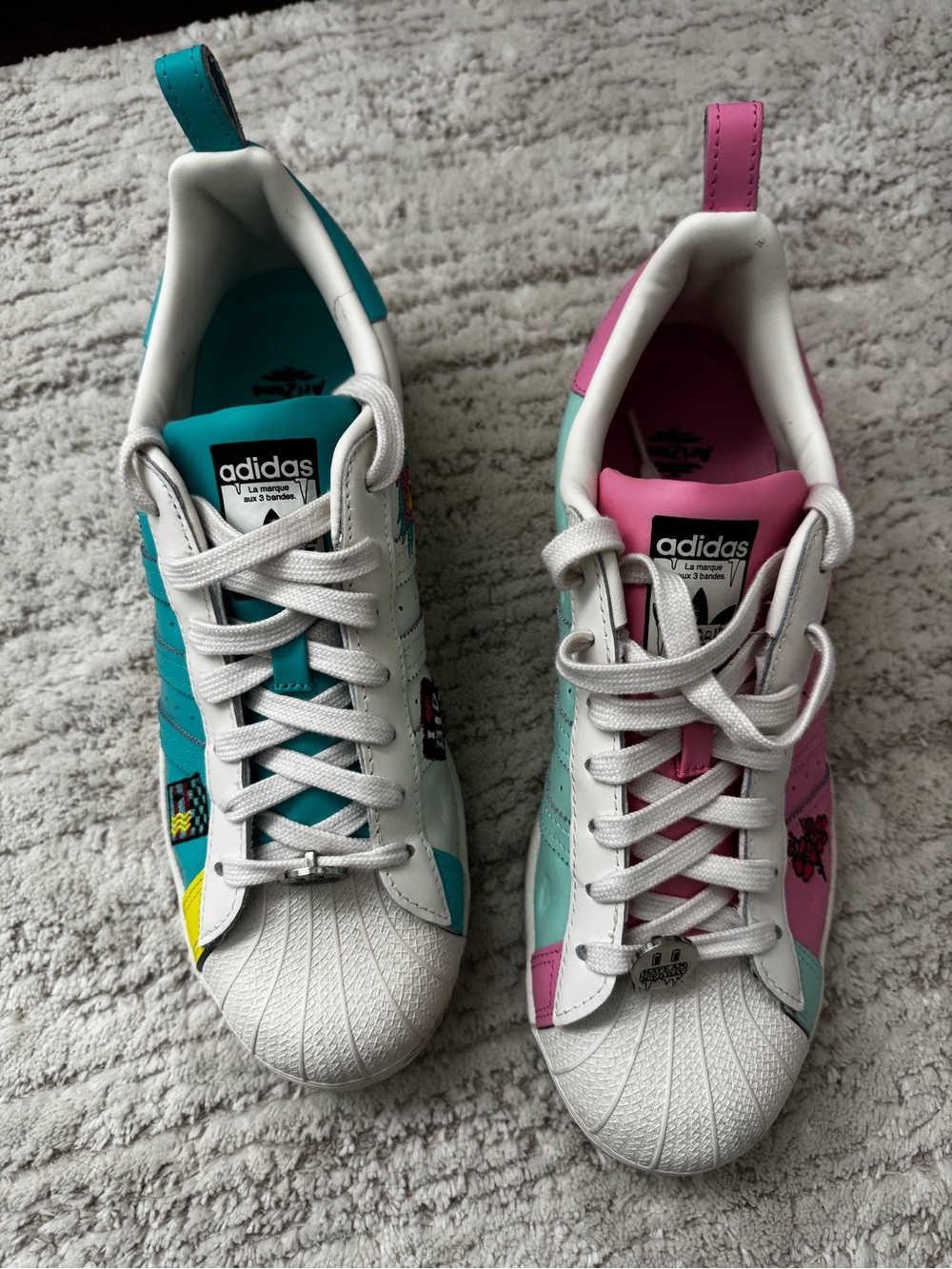 2021
Arizona x adidas Superstar 'Have an Iced Day - Teal Yellow